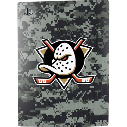 NHL Anaheim Ducks Camo PS5 Digital Edition Console Skin